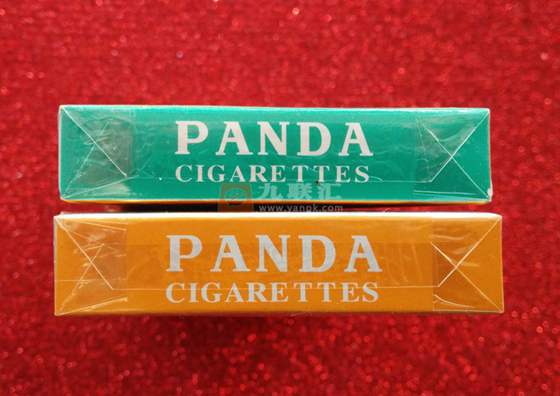 熊猫香烟细支两款绿猫细支黄猫细支