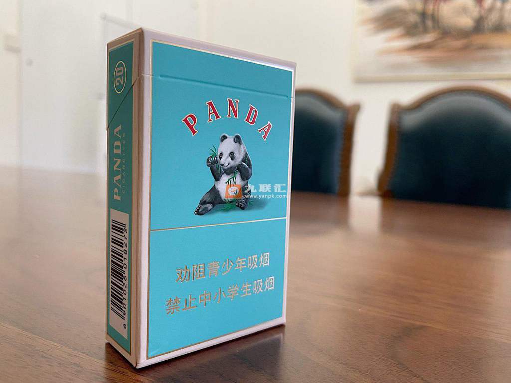 绿熊猫香烟硬盒经典款2022年最新上市的烟中极品