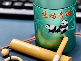 绿熊猫听装抽一根少一根了