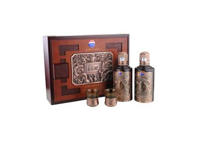 茅台醇实木礼盒52度