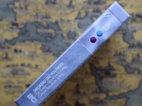 细支milano侧推米兰双爆,应该是和四种颜色侧推米兰一样阿联酋生产的