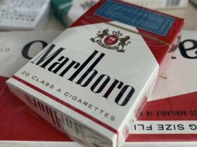 万宝路(硬红短支美产加税版)