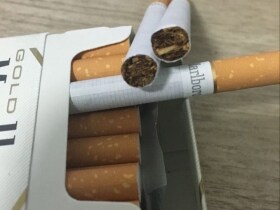 万宝路(硬白金黄嘴法国免税版)