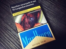 万宝路(硬蓝无添加德税版)